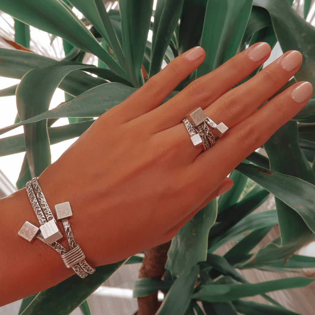 Messina gyűrű ZAMAC Ékszerek ZAMAC ékszerek - Kézzel készült ékszerek a természetes formák szerelmeseinek