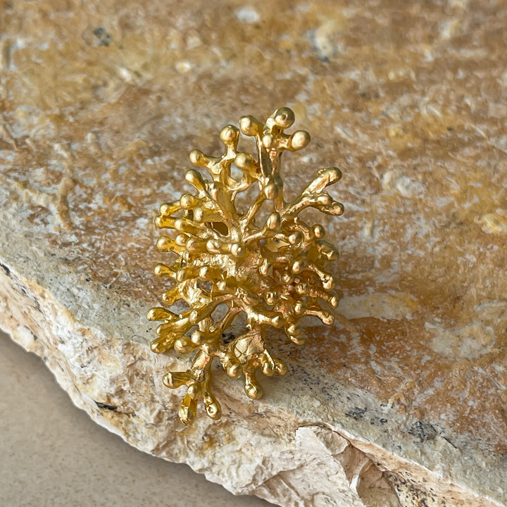 Monaco-gold gyűrű ZAMAC Jewellery ZAMAC ékszerek - Kézzel készült ékszerek a természetes formák szerelmeseinek