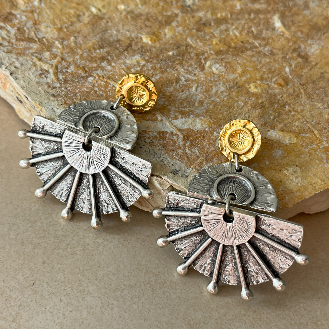 Mykonos fülbevaló ZAMAC Ékszerek ZAMAC ékszerek - Kézzel készült ékszerek a természetes formák szerelmeseinek