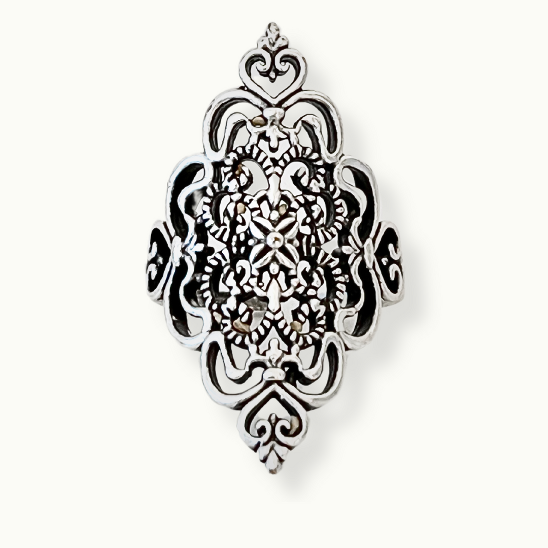 Ravenna gyűrű ZAMAC Ékszerek ZAMAC ékszerek - Kézzel készült ékszerek a természetes formák szerelmeseinek