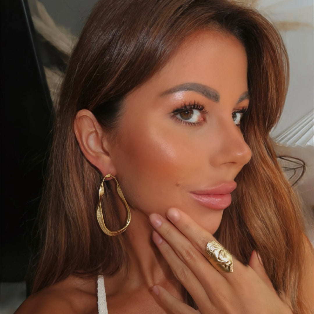 Venezia-gold gyűrű ZAMAC Ékszerek ZAMAC ékszerek - Kézzel készült ékszerek a természetes formák szerelmeseinek