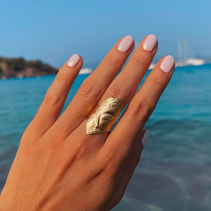 Venezia-gold gyűrű ZAMAC Ékszerek ZAMAC ékszerek - Kézzel készült ékszerek a természetes formák szerelmeseinek