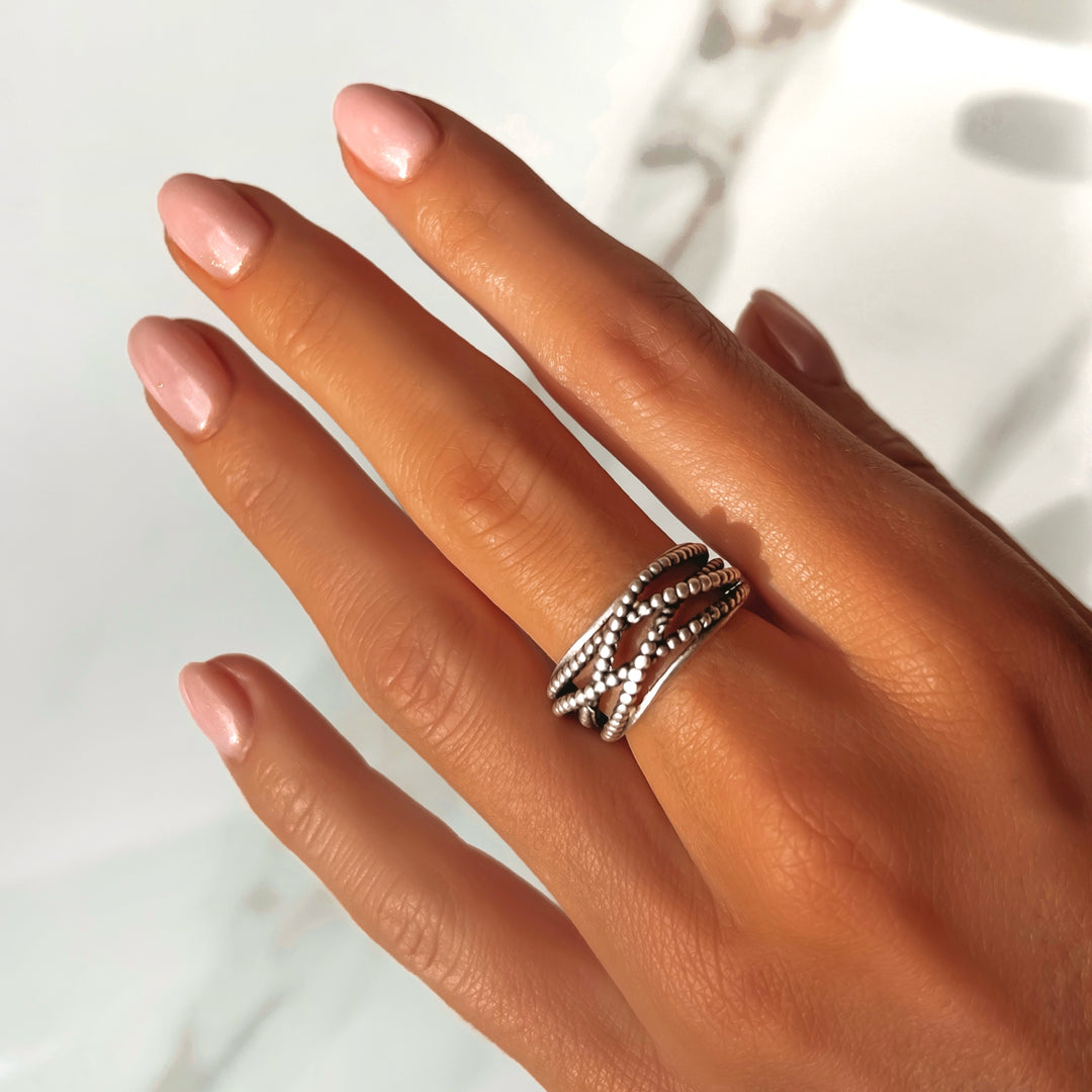 Palermo gyűrű Zamac Jewellery ZAMAC ékszerek - Kézzel készült ékszerek a természetes formák szerelmeseinek