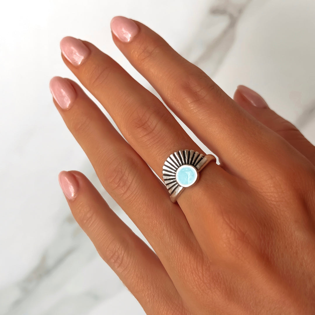 Zanzibar gyűrű ZAMAC Jewellery ZAMAC ékszerek - Kézzel készült ékszerek a természetes formák szerelmeseinek