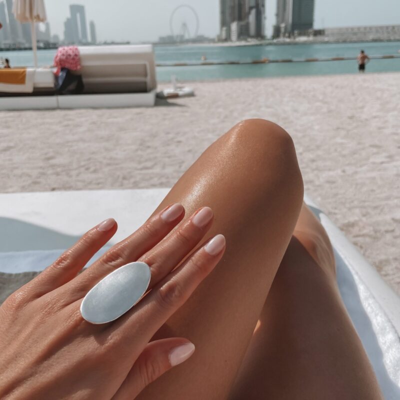 Dubai gyűrű ZAMAC Jewellery ZAMAC ékszerek - Kézzel készült ékszerek a természetes formák szerelmeseinek