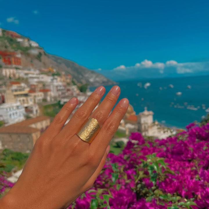 Moscow-gold gyűrű ZAMAC Jewellery ZAMAC ékszerek - Kézzel készült ékszerek a természetes formák szerelmeseinek