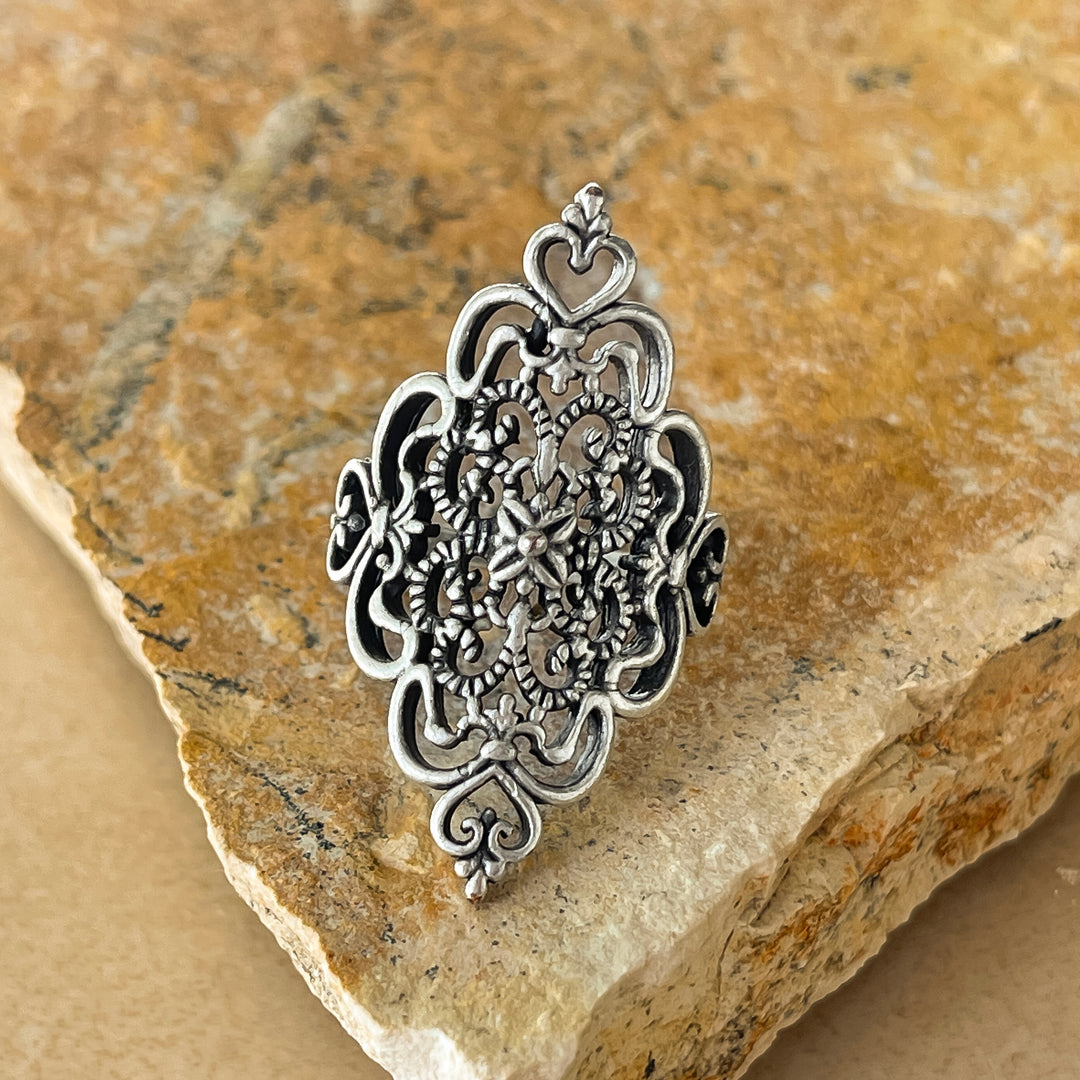 Ravenna gyűrű ZAMAC Ékszerek ZAMAC ékszerek - Kézzel készült ékszerek a természetes formák szerelmeseinek