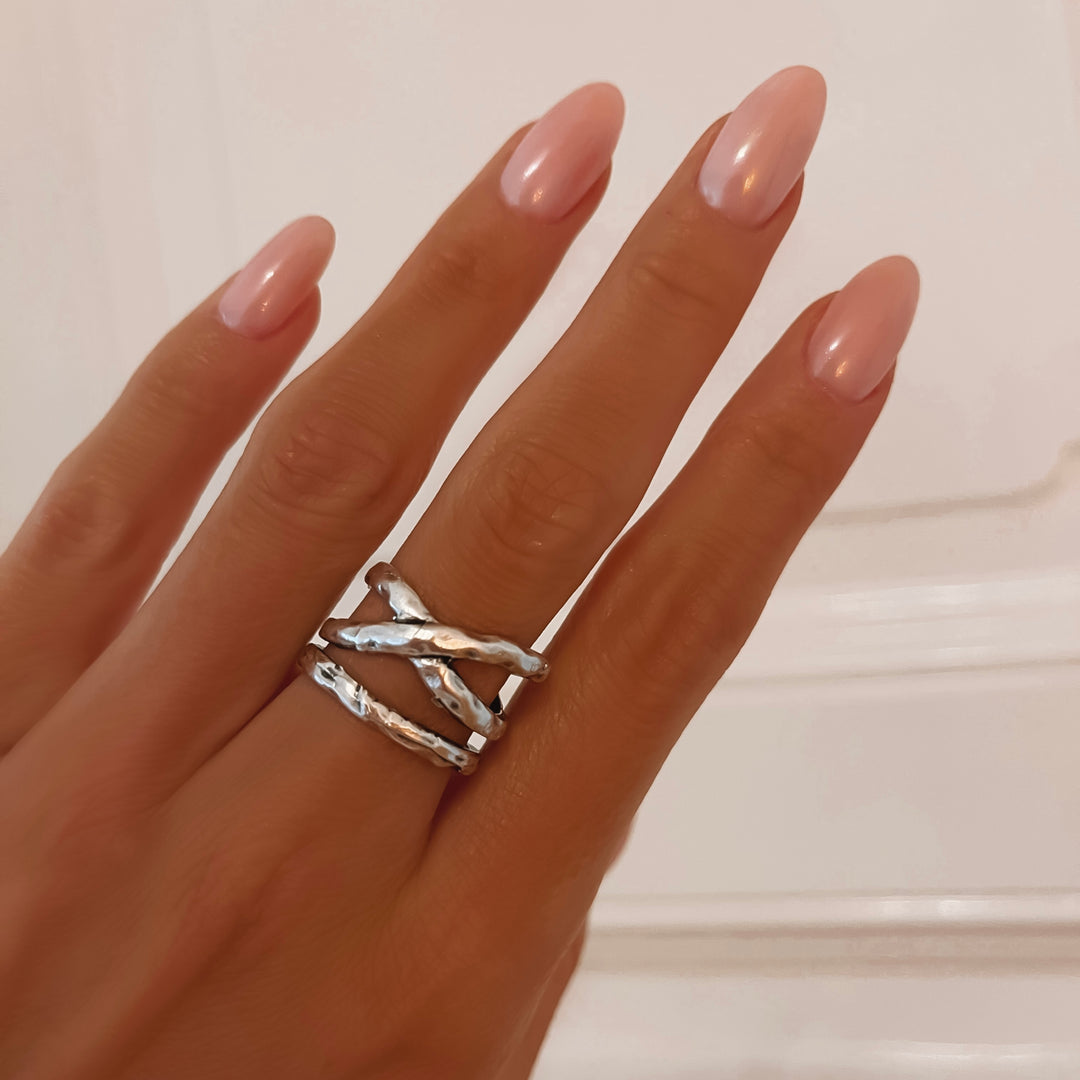 Alassio gyűrű ZAMAC Jewellery ZAMAC ékszerek - Kézzel készült ékszerek a természetes formák szerelmeseinek