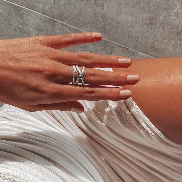 Alassio gyűrű ZAMAC Jewellery ZAMAC ékszerek - Kézzel készült ékszerek a természetes formák szerelmeseinek