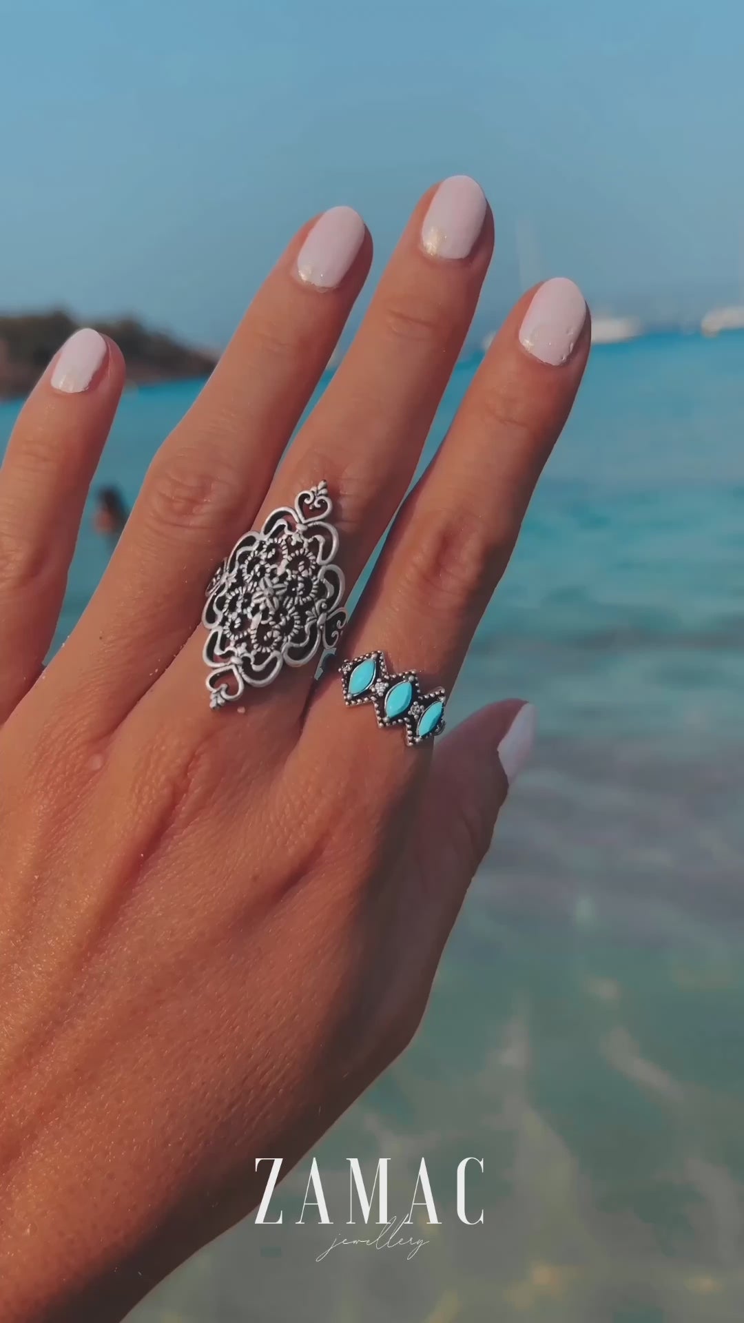 Marrakesh gyűrű ZAMAC Ékszerek ZAMAC ékszerek - Kézzel készült ékszerek a természetes formák szerelmeseinek